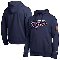 Men's Champion  Navy Detroit Tigers All Star Wordmark Hoodie