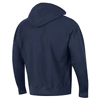 Men's Champion  Navy Detroit Tigers Reverse Weave Chenille Hoodie