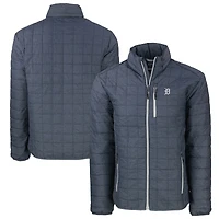 Doudoune à capuche entièrement zippée et isolante Rainier PrimaLoft® Eco pour homme, coupe-vent anthracite, Detroit Tigers, grandes tailles