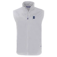Gilet zippé écologique pour homme, coupeur et buck, gris, Detroit Tigers, taille grande