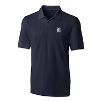 Polo extensible Forge bleu marine pour homme Cutter & Buck des Detroit Tigers, grandes tailles
