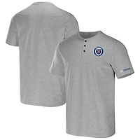 Men's Darius Rucker Collection by Fanatics Heather Gray Detroit Tigers Henley T-Shirt