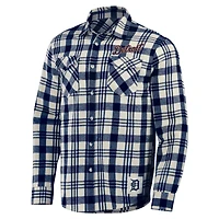Chemise à carreaux en flanelle bleu marine Detroit Tigers de la collection Darius Rucker pour homme par Fanatics