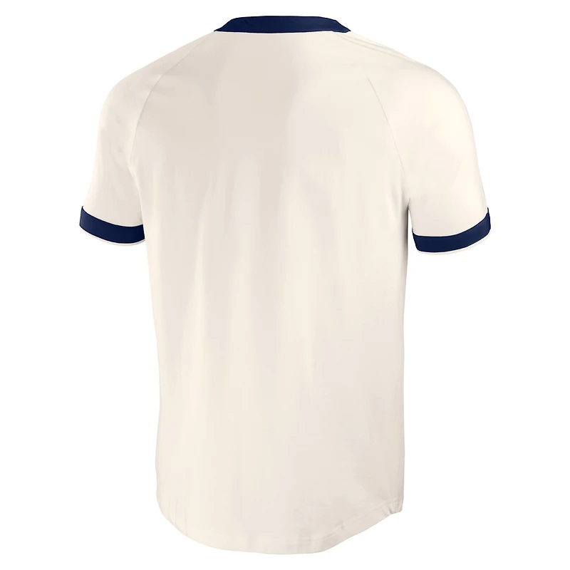 Collection Darius Rucker pour hommes par Fanatics T-shirt Henley Raglan blanc des Detroit Tigers
