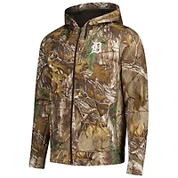 Men's Dunbrooke  Camo Detroit Tigers Trophy Realtree Full-Zip Hoodie