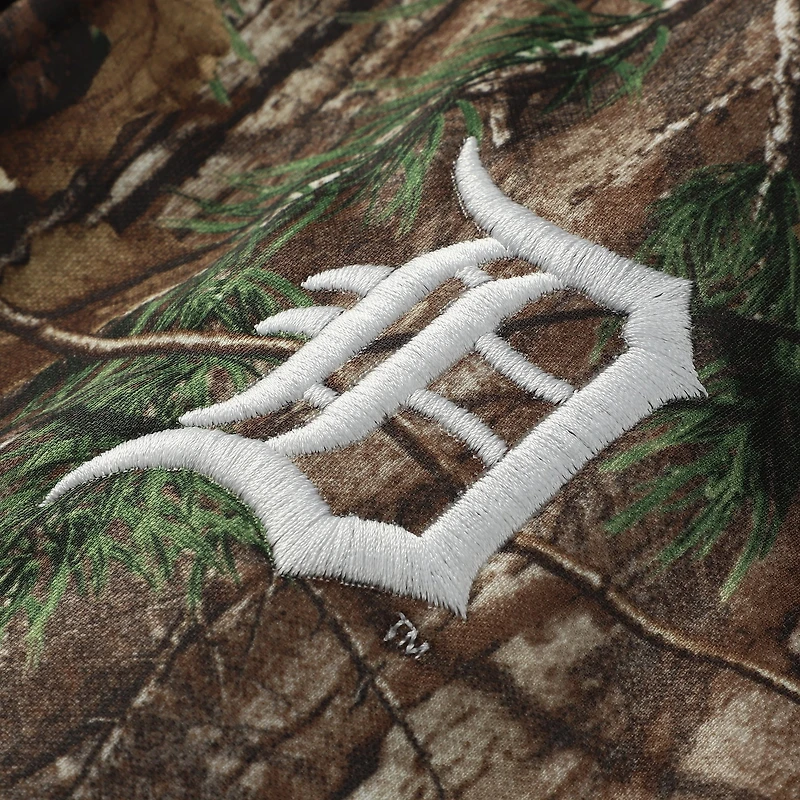 Men's Dunbrooke  Camo Detroit Tigers Trophy Realtree Full-Zip Hoodie