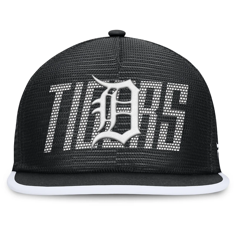 Casquette snapback Let's Glow Line Drive des Detroit Tigers pour hommes Fanatics Black
