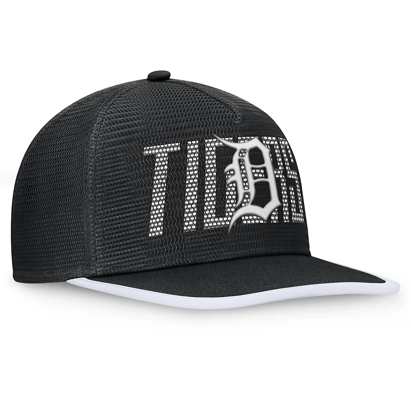 Casquette snapback Let's Glow Line Drive des Detroit Tigers pour hommes Fanatics Black