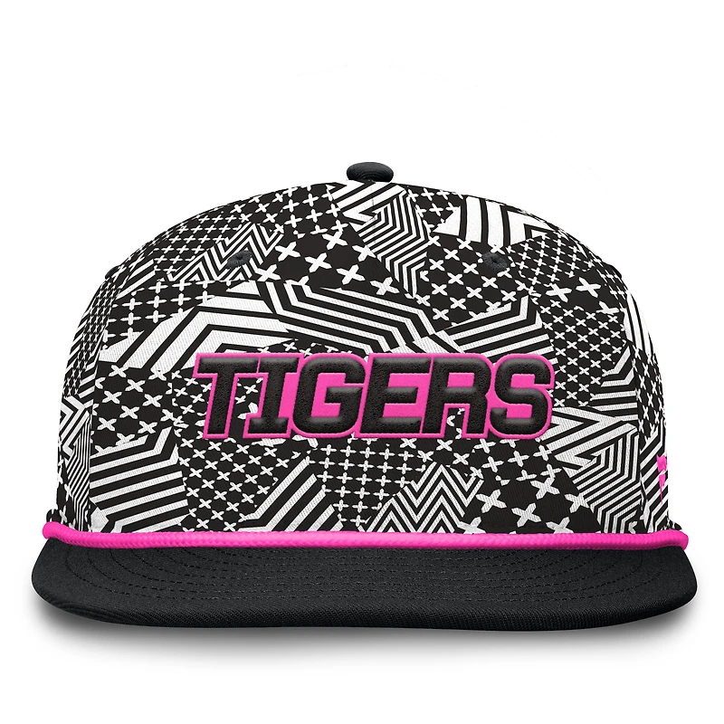 Men's Fanatics Black Detroit Tigers Let's Glow Moon Shot Snapback Hat