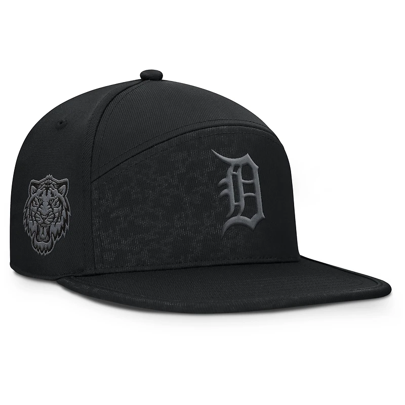 Casquette snapback noire Fanatics Platoon des Detroit Tigers pour homme