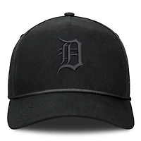 Casquette ajustable Fanatics Black Detroit Tigers Undertone A-Frame pour homme
