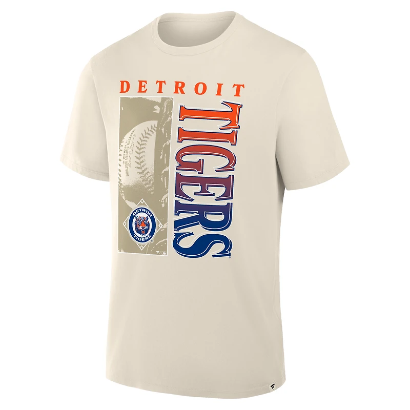 T-shirt fanatique crème pour homme, motif Legacy des Detroit Tigers