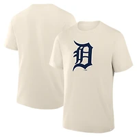 Men's Fanatics Cream Detroit Tigers Primary Logo Legacy T-Shirt