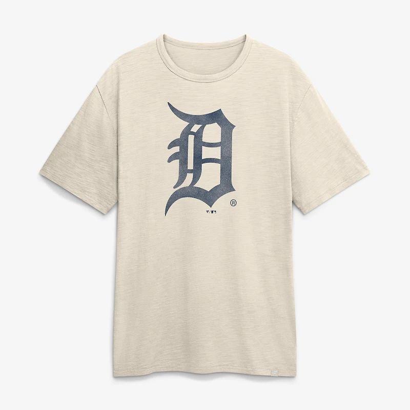 T-shirt Fanatics crème Detroit Tigers Stadium Slub pour homme
