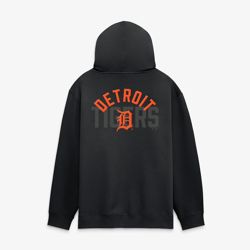 Sweat à capuche polaire noir Detroit Tigers pour homme (Fanatics)