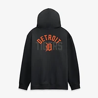 Sweat à capuche polaire noir Detroit Tigers pour homme (Fanatics)