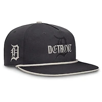 Men's Fanatics Graphite Detroit Tigers Gapper Snapback Hat