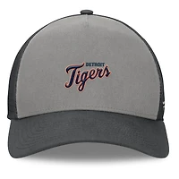 Men's Fanatics Gray/Graphite Detroit Tigers A-Frame Trucker Adjustable Hat