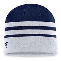 Bonnet en tricot à revers gris Detroit Tigers Fanatics pour hommes