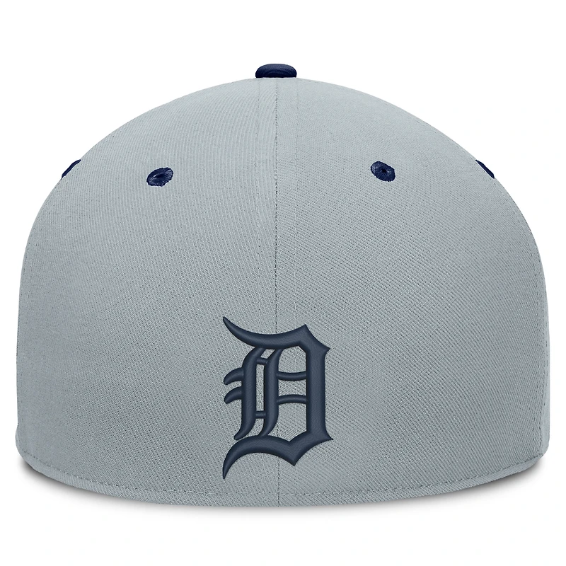 Men's Fanatics Gray Detroit Tigers Jersey Twill Fitted Hat