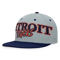 Men's Fanatics Gray Detroit Tigers Jersey Twill Fitted Hat
