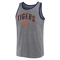 Men's Fanatics  Heather Gray Detroit Tigers Primary Tank Top