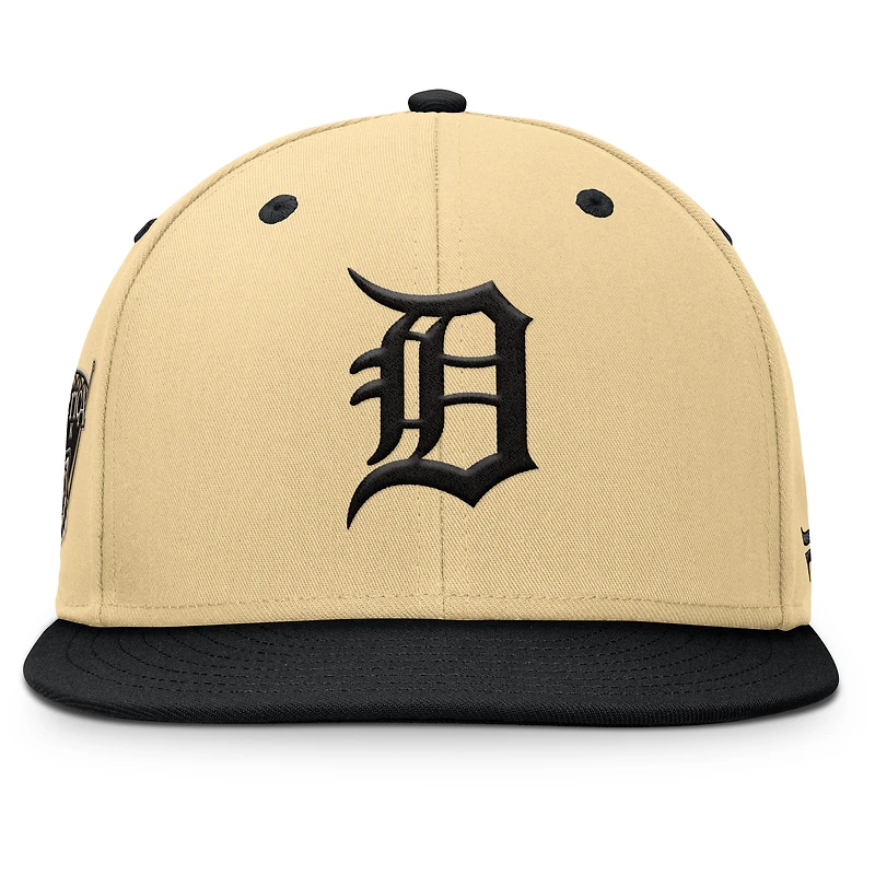Men's Fanatics Khaki Detroit Tigers Duel Adjustable Hat