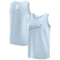 Débardeur Fanatics bleu clair Detroit Tigers Elements pour hommes