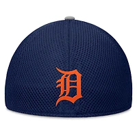 Casquette Fanatics Flex bleu marine/gris pour homme des Detroit Tigers