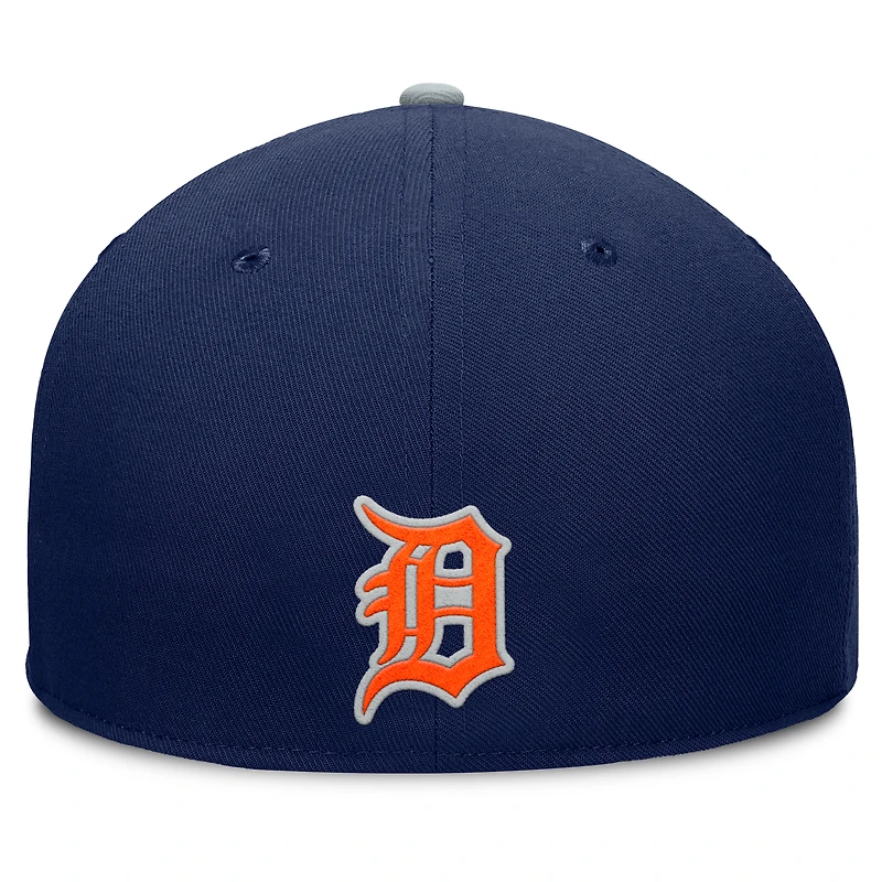 Men's Fanatics  Navy/Gray Detroit Tigers Yard Fitted Hat