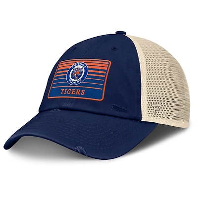 Men's Fanatics  Navy/Natural Detroit Tigers Cooperstown Collection Eastbound Mesh Adjustable Hat