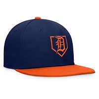 Men's Fanatics Navy/Orange Detroit Tigers Batter's Box Snapback Hat