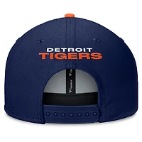 Men's Fanatics Navy/Orange Detroit Tigers Batter's Box Snapback Hat