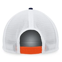 Men's Fanatics Navy/Orange Detroit Tigers Heritage Foam Front Trucker Snapback Hat