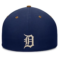 Men's Fanatics Navy/Tan Detroit Tigers Splinter Fitted Hat