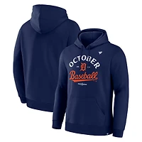 Sweat à capuche Fanatics bleu marine pour homme, Detroit Tigers, saison 2025 de la MLB, vestiaire