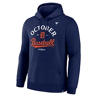 Men's Fanatics Navy Detroit Tigers 2025 MLB Postseason Locker Room Hoodie