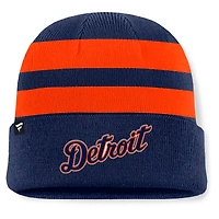 Men's Fanatics Navy Detroit Tigers Baseline Cuffed Knit Hat