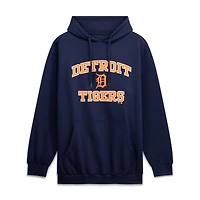 Men's Fanatics Navy Detroit Tigers Big & Tall Heart Soul Hoodie