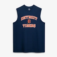 Men's Fanatics  Navy Detroit Tigers Big & Tall Heart Soul Muscle Tank Top