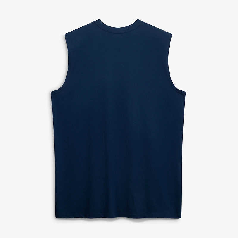Men's Fanatics  Navy Detroit Tigers Big & Tall Heart Soul Muscle Tank Top