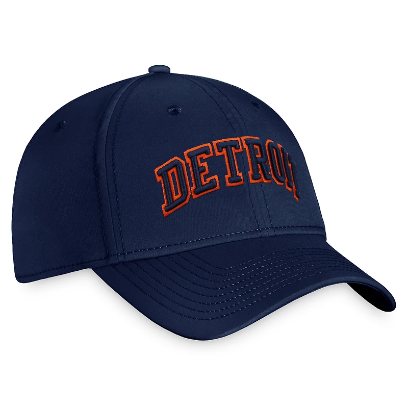 Casquette Cooperstown Core Flex de Detroit Tigers Fanatics pour hommes, bleu marine