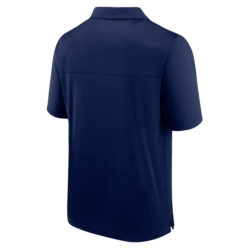 Men's Fanatics Navy Detroit Tigers Fitted Polo