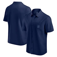 Chemise boutonnée Fanatics Navy Detroit Tigers Front Office pour hommes