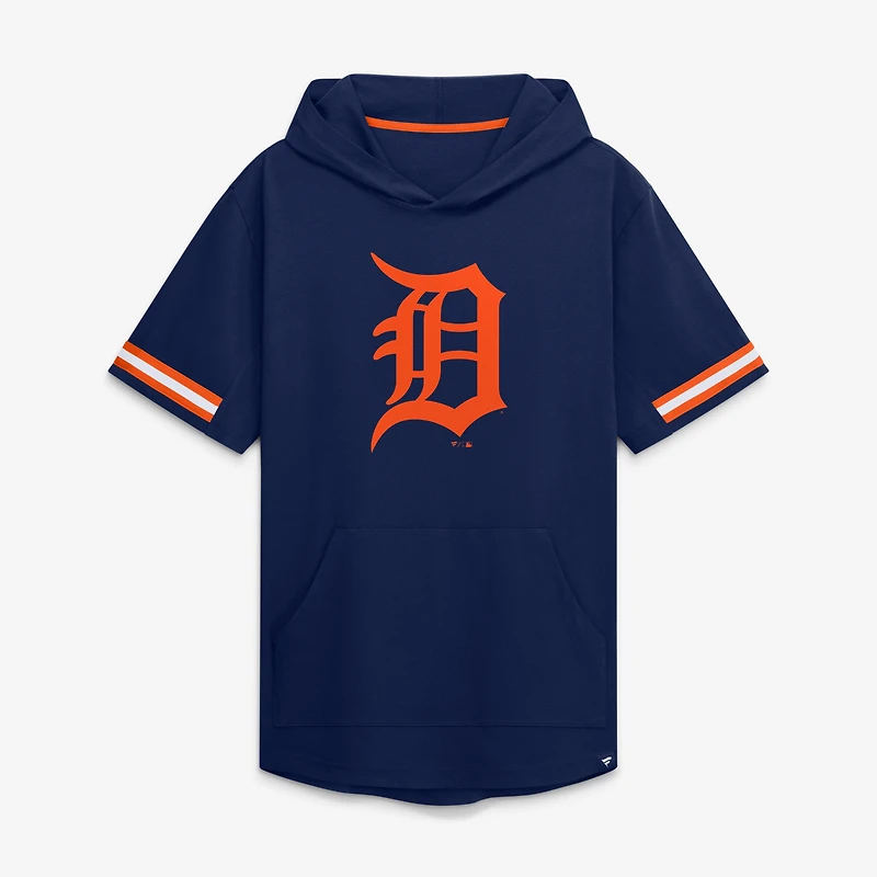 Men's Fanatics Navy Detroit Tigers Optimal Play Hooded T-Shirt