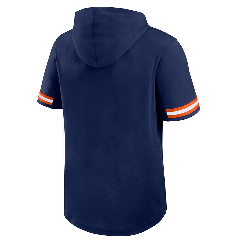 Men's Fanatics Navy Detroit Tigers Optimal Play Hooded T-Shirt