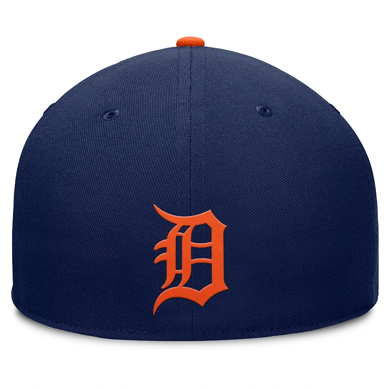 Men's Fanatics  Navy Detroit Tigers Pick Off Fitted Hat