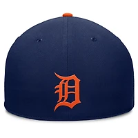 Men's Fanatics  Navy Detroit Tigers Pick Off Fitted Hat