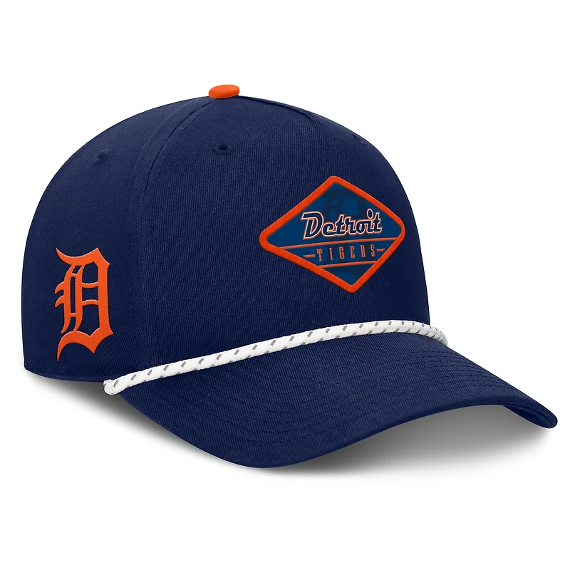 Men's Fanatics Navy Detroit Tigers Two-Seam Adjustable Hat