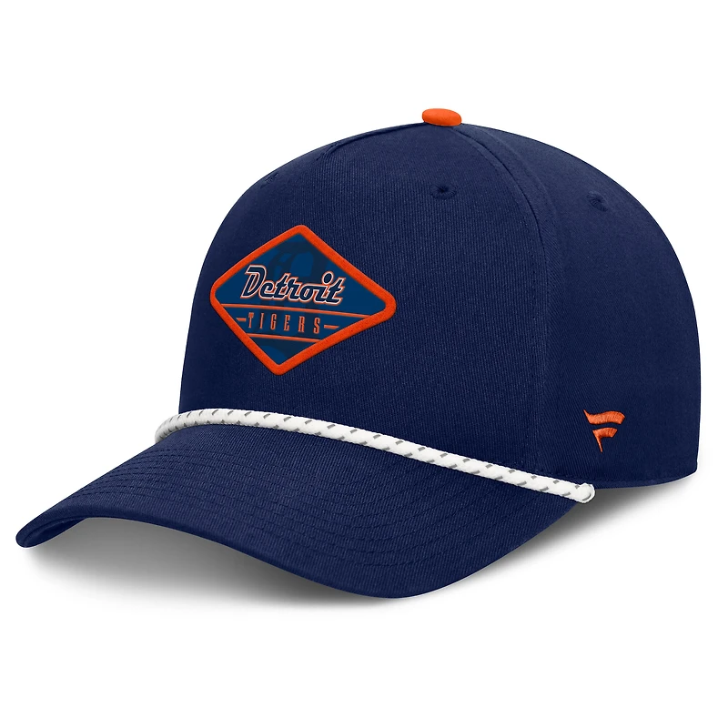 Men's Fanatics  Navy Detroit Tigers Two-Seam Adjustable Hat